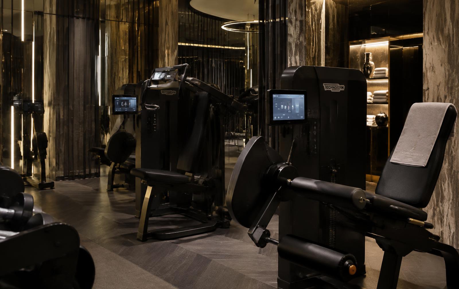 Portrait Milano gym with Technogym Biostrength equipment